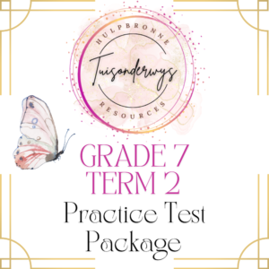 Grade 7 Term 2 Practice Test Package 2024/2025