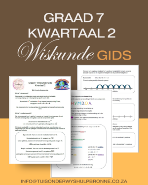 Graad 7 Kwartaal 2 Wiskunde Gids 2024/2025 - Image 2