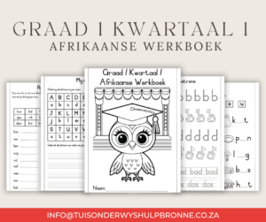 Graad 1 Kwartaal 1 Afrikaanse Werkboek