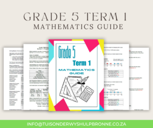 Grade 5 Term 1 Mathematics Guide - Image 2