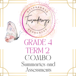 COMBO Grade 4 Term 2 Summaries and Formal Assessments 2025