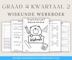Graad 4 Kwartaal 2 Wiskunde Werkboek - Image 2