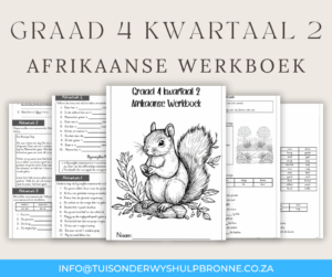 Graad 4 Kwartaal 2 Afrikaanse Werkboek - Image 2