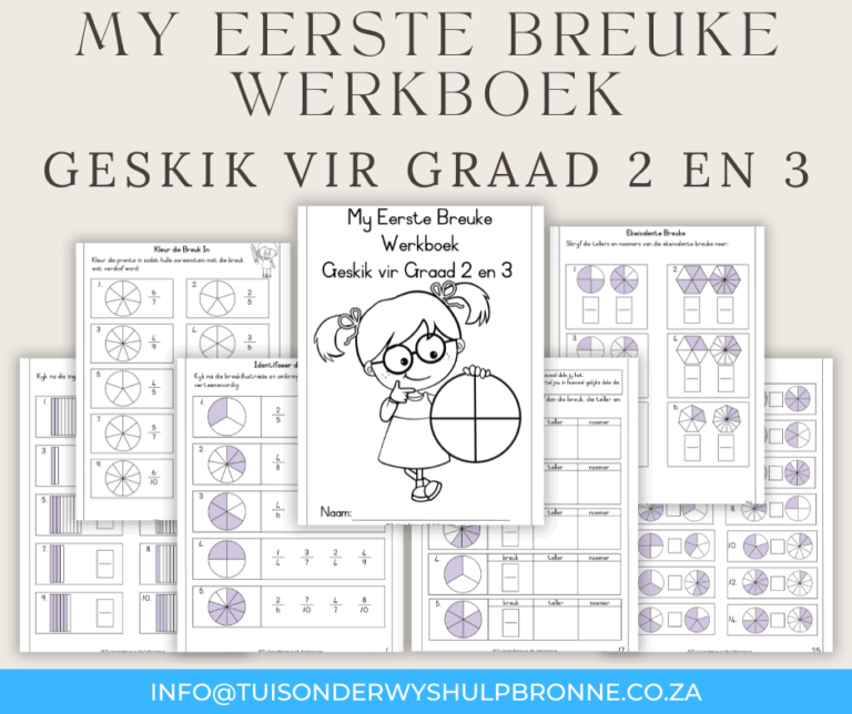 My Eerste Breuke Werkboek – Geskik vir Graad 2 en 3 in Afrikaans en ...