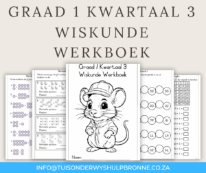 Graad 1 Kwartaal 3 Wiskunde Werkboek - Image 2
