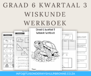 Graad 6 Kwartaal 3 Wiskunde Werkboek - Image 2