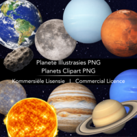 04 Planets Clipart Pack
