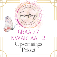 Graad 7 Kwartaal 2 Opsommings Pakket