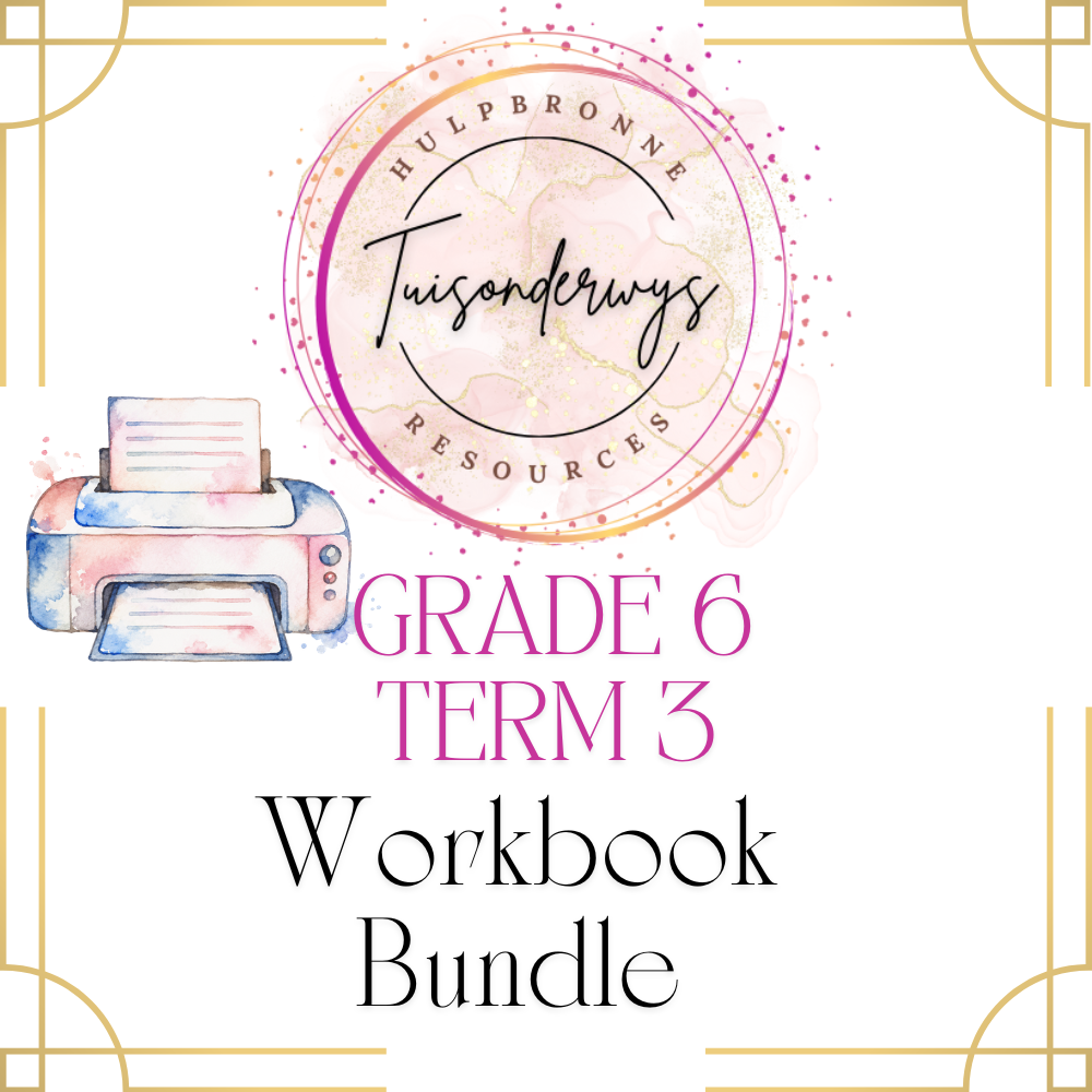 Grade 6 Term 3 Workbook Bundle - Printed