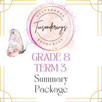 Grade 8 Term 3 Summary Package