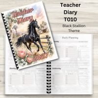 T010 - Teacher Diary - Black Stallion Theme