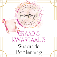 Graad 3 Kwartaal 3 Wiskundelesbeplanning