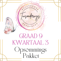 Graad 9 Kwartaal 3 Opsommings Pakket