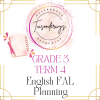 Grade 3 Term 4 English First Additional Language Lesson Planning
