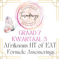 Graad 7 Kwartaal 3 Afrikaans HT of EAT Formele Assesseringstake