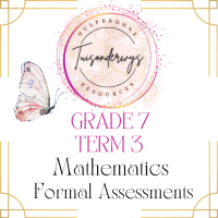 Grade 7 Term 3 Mathematics Formal Assessments