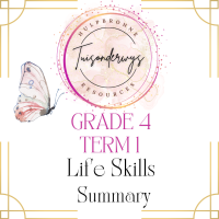 Grade 4 Term 1 Life Skills Summary