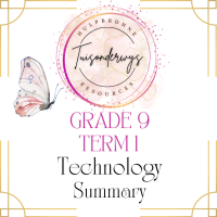 Grade 9 Term 1 Technology Summary