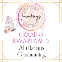 Graad 8 Kwartaal 2 Afrikaans Opsomming