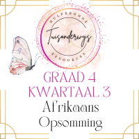 Graad 4 Kwartaal 3 Afrikaans Opsomming