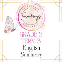 Grade 5 Term 3 English Summary