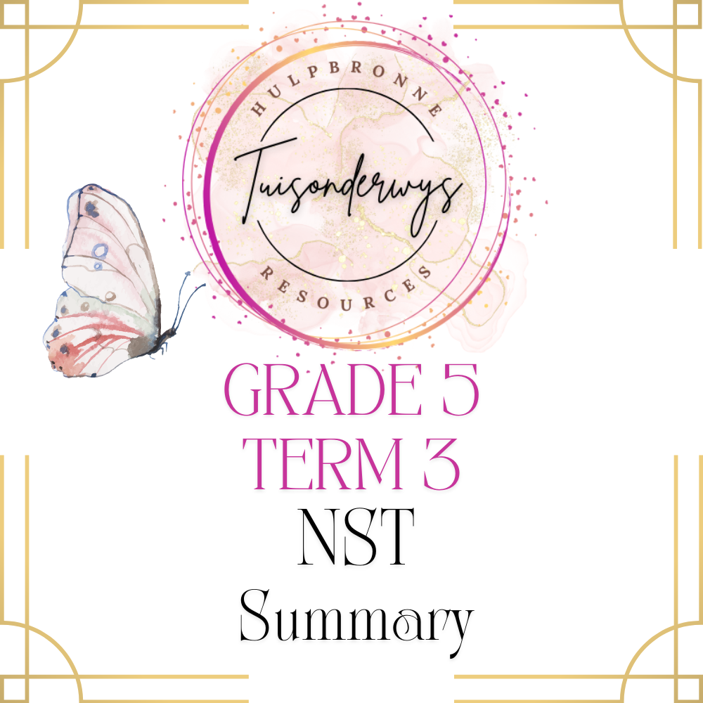 Grade 5 Term 3 Natural Science and Technology Summary