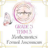 Grade 5 Term 3 Mathematics Formal Assessments