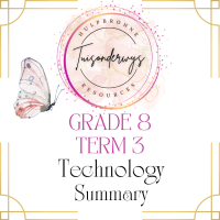 Grade 8 Term 3 Technology Summary