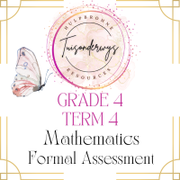 Grade 4 Mathematics Term 4 Formal Assessment Test