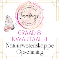 Graad 8 Kwartaal 4 Natuurwetenskappe Opsomming