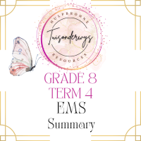 Grade 8 Term 4 Economic Management and Sciences Summary