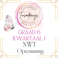 Graad 6 Kwartaal 1 Natuurwetenskappe en Tegnologie Opsomming