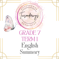 Grade 7 Term 1 English Summary