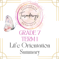 Grade 7 Term 1 Life Orientation Summary