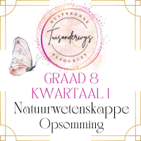 Graad 8 Kwartaal 1 Natuurwetenskappe Opsomming