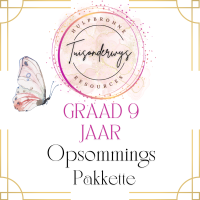 Graad 9 Jaar Opsommings Pakket